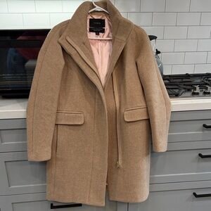 J Crew Beige Wool Coat